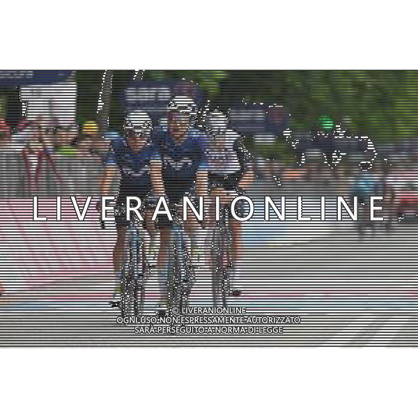 13-05-2023 Giro D\'italia; Tappa 08 Terni - Fossombrone; 2023, Movistar; Barta, William; Rubio Einer, Augusto; Fossombrone; ©SIROTTI / AGENZIA ALDO LIVERANI SAS