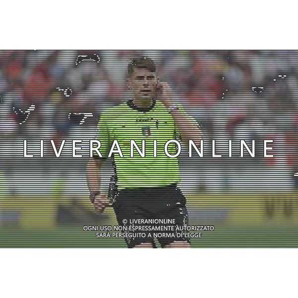 TVRG l\'arbitro Francesco Cosso di Reggio Calabria Monza vs Napoli Monza14-05-2023 U-Power Stadium Campionato Serie A TIM - 35a giornata foto Roberto Garavaglia/ag. Aldo Liverani sas / AGENZIA ALDO LIVERANI SAS