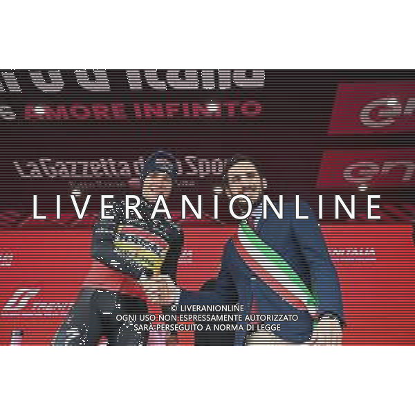 14-05-2023 Giro D\'italia; Tappa 09 Savignano Sul Rubicone - Cesena; 2023, Soudal - Quickstep; Evenepoel, Remco; Lattuca, Enzo; Cesena; ©SIROTTI / AGENZIA ALDO LIVERANI SAS