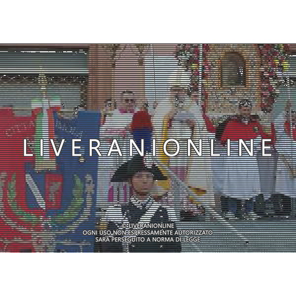 IMOLA 14 05 2023 MADONNA DEL PIRATELLO RITORNA AL SANTUARIO DELLA CHIESA DI PIRATELLO NELLA FOTO VESCOVO GIOVANNI MOSCIATTI IN PIAZZA MATTEOTTI ©SANNA / AGENZIA ALDO LIVERANI SAS