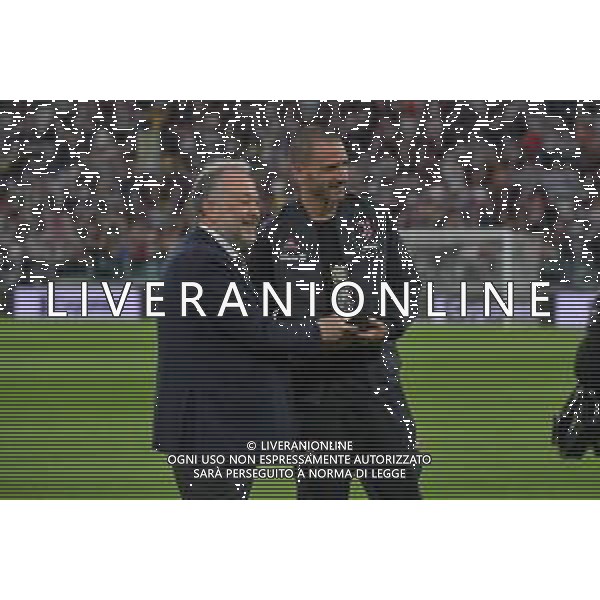 TVMV-Torino 14.05.2023 Allianz Stadium ©Manuela Viganti/Agenzia Aldo Liverani Juventus vs Cremonese Campionato Calcio Serie A TIM 2022/2023 35a giornata Nella foto: leonardo bonucci e gianluca ferrero ©Viganti / AGENZIA ALDO LIVERANI SAS