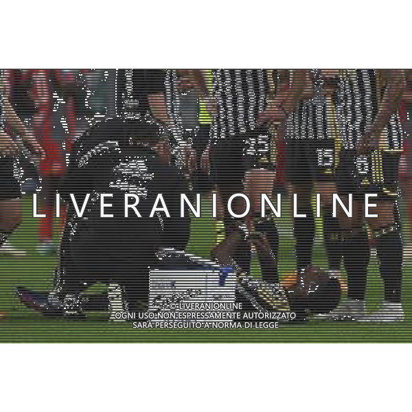 TVMV-Torino 14.05.2023 Allianz Stadium ©Manuela Viganti/Agenzia Aldo Liverani Juventus vs Cremonese Campionato Calcio Serie A TIM 2022/2023 35a giornata Nella foto: paul pogba a terra infortunato ©Viganti / AGENZIA ALDO LIVERANI SAS