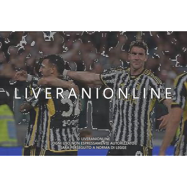 TVMV-Torino 14.05.2023 Allianz Stadium ©Manuela Viganti/Agenzia Aldo Liverani uventus vs Cremonese Campionato Calcio Serie A TIM 2022/2023 35a giornata Nella foto: esultanza juventus dopo il gol di nicolò fagioli ©Viganti / AGENZIA ALDO LIVERANI SAS