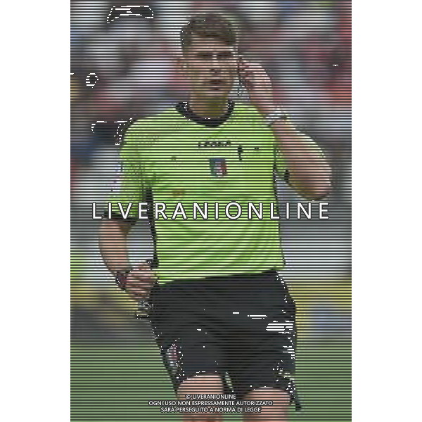 TVRG l\'arbitro Francesco Cosso di Reggio Calabria Monza vs Napoli Monza14-05-2023 U-Power Stadium Campionato Serie A TIM - 35a giornata foto Roberto Garavaglia/ag. Aldo Liverani sas
