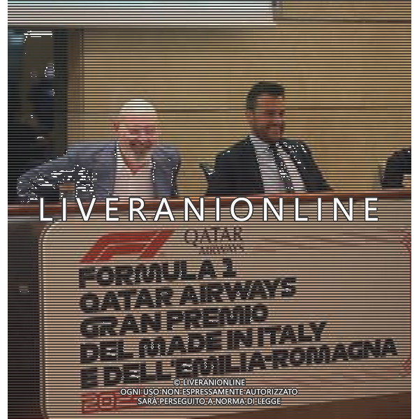 BOLOGNA REGIONE 15 05 2023 CONFERENZA STAMPA DI PRESENTAZIONE DEL QATAR AIRWAYS GRAN PREMIO DEL MADE IN ITALY E DELL\'EMILIA ROMAGNA NELLA FOTO DA SINISTRA CONSULENTE DELL\' STEFANO BONACCINI PRESIDENTE DELL\'EMILIA ROMAGNA E SINDACO MARCO PANIERI ©SANNA / AGENZIA ALDO LIVERANI SAS