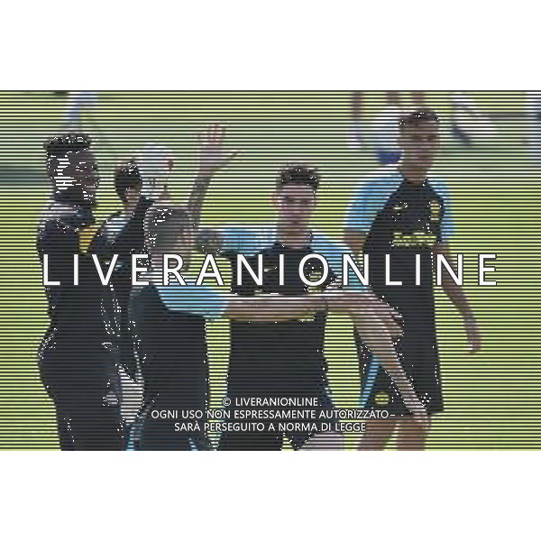 TVRG Allenamento Inter nella foto Alessandro Bastoni (Inter) Appiano Gentile (CO) 15-05-2023 Centro sportivo Suning in memoria di Angelo Moratti Allenamento dell\'Inter in preparazione della gara contro il Milan valevole per la gara di ritorno delle semifinali della UEFA Champions League foto Roberto Garavaglia/ag. Aldo Liverani sas/ AGENZIA ALDO LIVERANI SAS