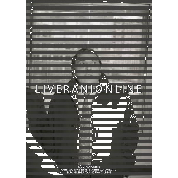RETROSPETTIVA GIOVANNI FERRARA PRESIDENTE PALERMO CALCIO NELLA FOTO IL PRESIDENTE DEL PALERMO CALCIO GIOVANNI FERRARA IN LEGA NELL\'ANNO 1994 AG ALDO LIVERANI SAS