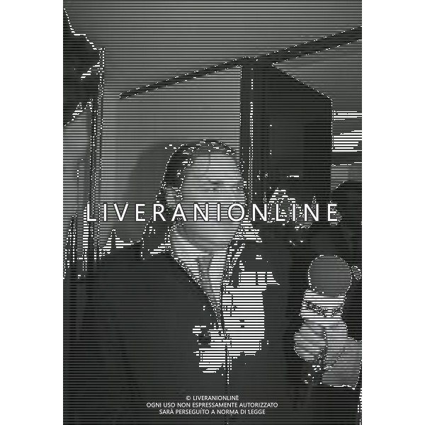 RETROSPETTIVA GIOVANNI FERRARA PRESIDENTE PALERMO CALCIO NELLA FOTO IL PRESIDENTE DEL PALERMO CALCIO GIOVANNI FERRARA IN LEGA NELL\'ANNO 1994 AG ALDO LIVERANI SAS