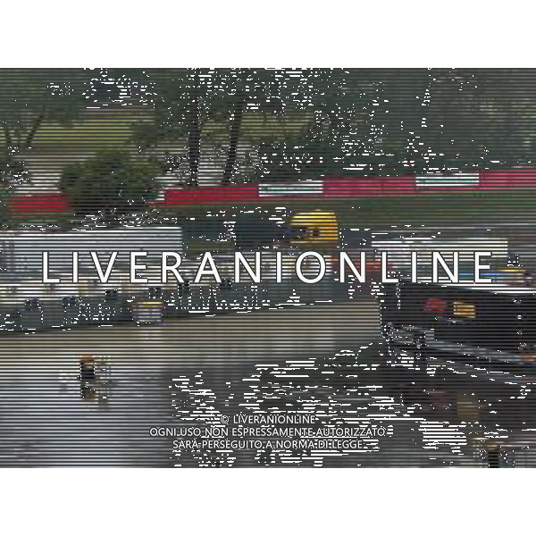 IMOLA 16 05 2023 AUTODROMO ENZO E DINO FERRARI EVACUATO PADDOCK TUTTI OPERATORI E LAVORATORI SOTTO L\'ACQUA DEL FIUME SANTERNO IN PIENA ©SANNA / AGENZIA ALDO LIVERANI SAS
