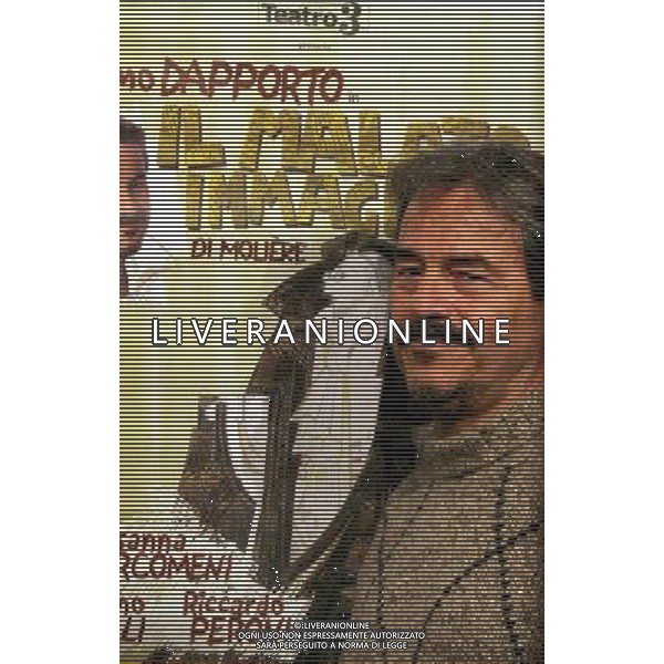 MILANO 21 NOVEMBRE 2005 PRESENTAZIONE DI IL MALATO IMMAGINARIO DI MOLIERE CON MASSSIMO DAPPORTO NELLA FOTO: MASSIMO DAPPORTO PH FRANCESCO/AG ALDO LIVERANI