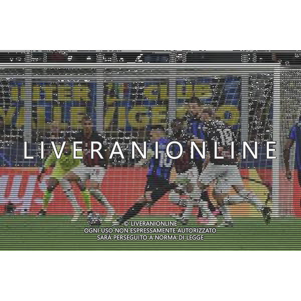 Lautaro Martinez (Inter) occasione da gol Inter vs Milan Milano 16-05-2023 Stadio Giuseppe Meazza - San Siro UEFA Champions League semifinale - gara di ritorno foto Roberto Garavaglia/ag. Aldo Liverani sas/ AGENZIA ALDO LIVERANI SAS
