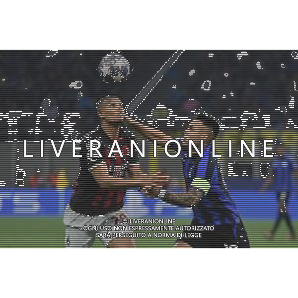 Malick Thiaw (Milan) e Lautaro Martinez (Inter) Inter vs Milan Milano 16-05-2023 Stadio Giuseppe Meazza - San Siro UEFA Champions League semifinale - gara di ritorno foto Roberto Garavaglia/ag. Aldo Liverani sas/ AGENZIA ALDO LIVERANI SAS