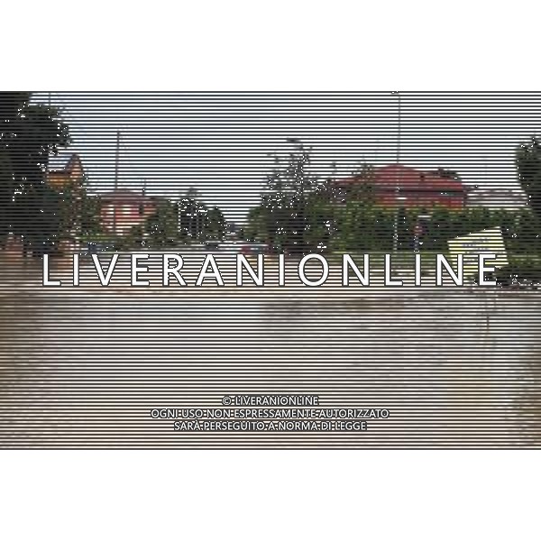 MORDANO CIRCONDARIO IMOLESE 17 05 2023 FIUME SANTERNO PER LE STRADE DI MORDANO - ALLAGAMENTO DOPO ESONDAZIONE ©SANNA / AGENZIA ALDO LIVERANI SAS