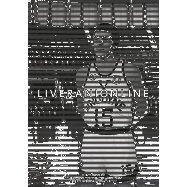 RETROSPETTIVA MARCO BONAMICO BASKET NELLA FOTO MARCO BONAMICO CON LA MAGLIA DELLA SINUDYNE BOLOGNA AG ALDO LIVERANI SAS