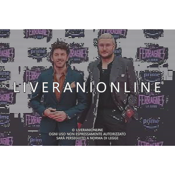 TVRG Photocall The Ferragnez nella foto Leandro Manuel Emede SX e Nick Cerioni DX Milano 17-05-2023 Photocall in occasione dell\'anteprima della seconda serie The Ferragnez foto Roberto Garavaglia/ag. Aldo Liverani sas