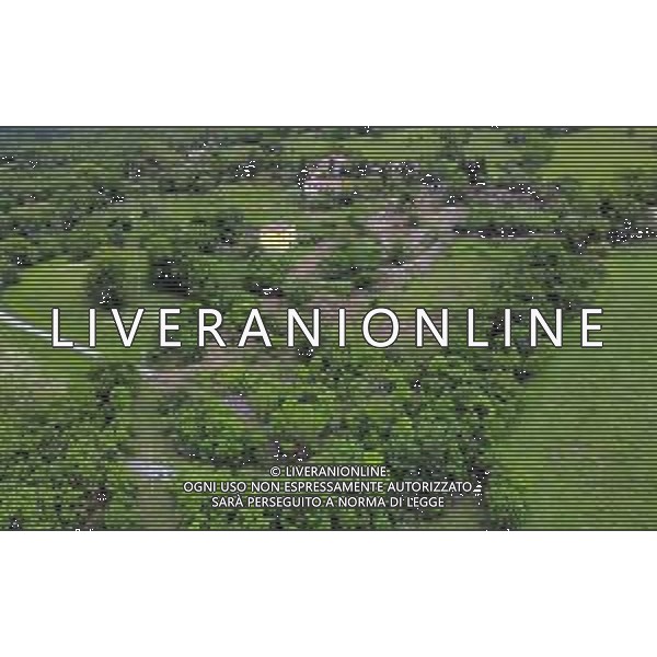 Frane e smottamenti sulle colline nelle vicinanze di Casteldelci in Provincia di Rimini dopo il maltempo che ha causato le inondazioni in Emilia Romagna, 18.08.2023 ©Zamagni Caludio / AGENZIA ALDO LIVERANI SAS