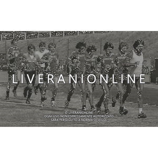 NEG-1982 REGGELLO ALLENAMENTO GENOA CALCIO NELLA FOTO ALLENAMENTO GENOA CALCIO AG ALDO LIVERANI SAS