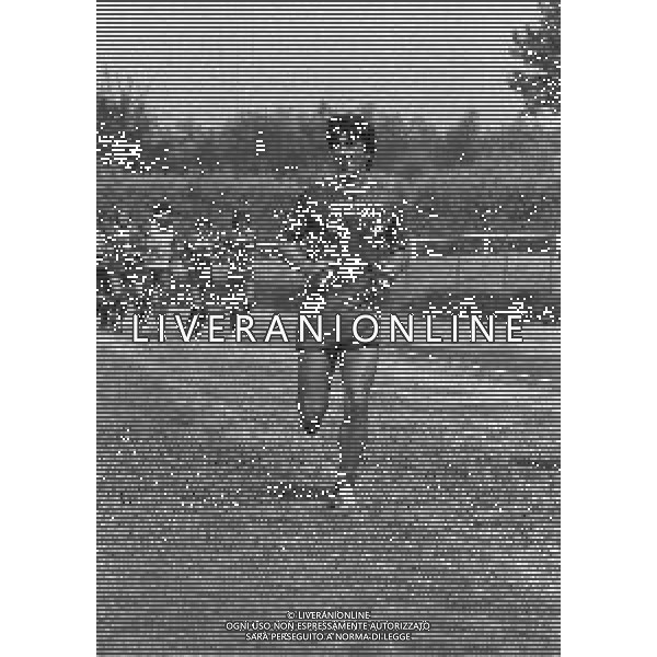 NEG-1982 REGGELLO ALLENAMENTO GENOA CALCIO NELLA FOTO ROBERTO ANTONELLI AG ALDO LIVERANI SAS