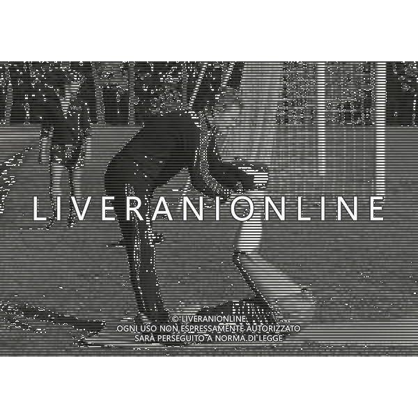NEG-1980-MILANELLO ALLENAMENTO MILAN NELLA FOTO ARISTIDE FACCHINI PREPARATORE ATLETICO MILAN AG ALDO LIVERANI SAS