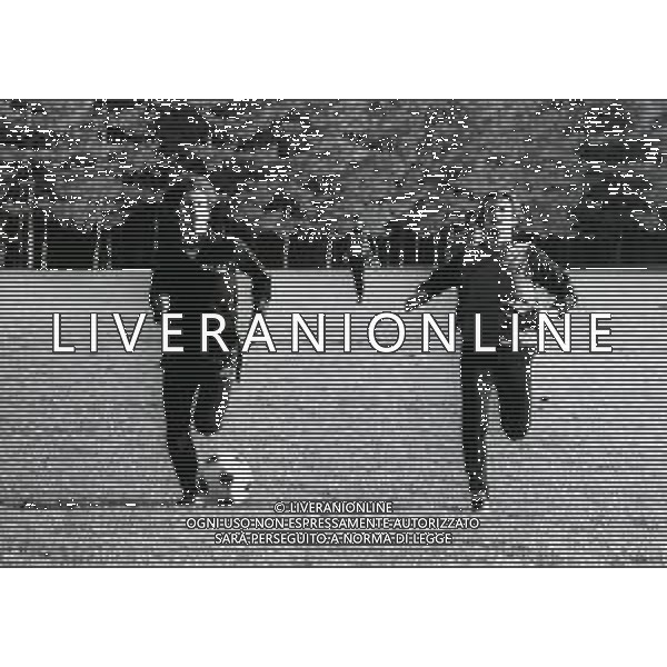 NEG-1980-MILANELLO ALLENAMENTO MILAN NELLA FOTO FULVIO COLLOVATI E STEFANO CHIODI AG ALDO LIVERANI SAS