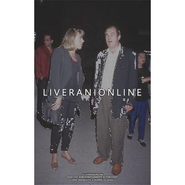 RETROSPETTIVA BERNARDO BERTOLUCCI REGISTA NELLA FOTO AL TAORMINA FILM FEST NEL 1991 CON LA MOGLIE CLARE PEPLOE AG ALDO LIVERANI SAS