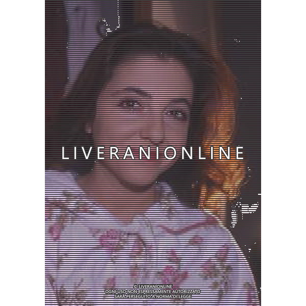 RETROSPETTIVA CHIARA SALERNO ATTRICE NELLA FOTO CHIARA SALERNO NEI CAMERINI DEL TEATRO AG ALDO LIVERANI SAS