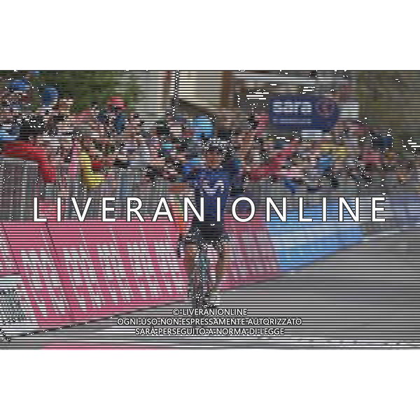 19-05-2023 Giro D\'italia; Tappa 13 Borgofranco D\'ivrea - Crans Montana; 2023, Movistar; Rubio Einer, Augusto; Crans Montana; ©SIROTTI / AGENZIA ALDO LIVERANI SAS