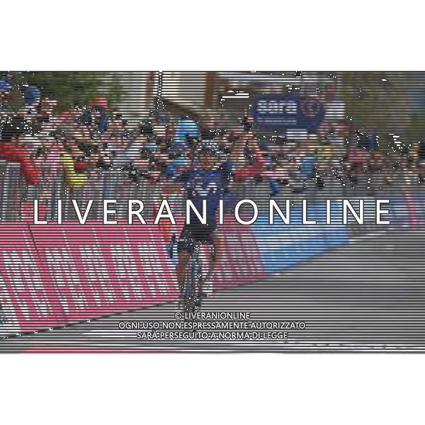 19-05-2023 Giro D\'italia; Tappa 13 Borgofranco D\'ivrea - Crans Montana; 2023, Movistar; Rubio Einer, Augusto; Crans Montana; ©SIROTTI / AGENZIA ALDO LIVERANI SAS
