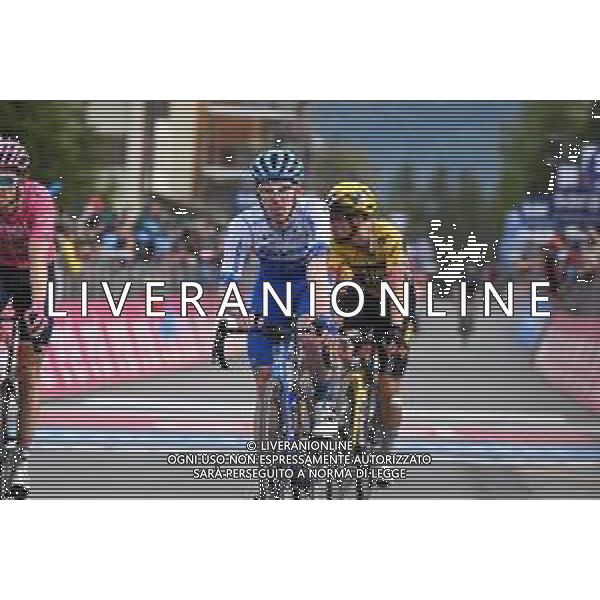 19-05-2023 Giro D\'italia; Tappa 13 Borgofranco D\'ivrea - Crans Montana; 2023, Jayco - Alula; Dunbar, Eddie; Crans Montana; ©SIROTTI / AGENZIA ALDO LIVERANI SAS