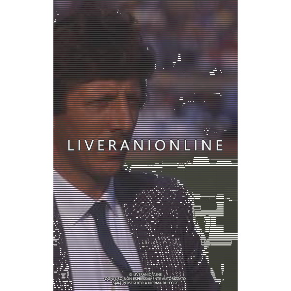 RETROSPETTIVA GIUSEPPE MATERAZZI ALLENATORE CALCIO NELLA FOTO GIUSEPPE MATERAZZI ALLENATORE DEL PISA CALCIO NELL\'ANNO 1987-1988 AG ALDO LIVERANI SAS