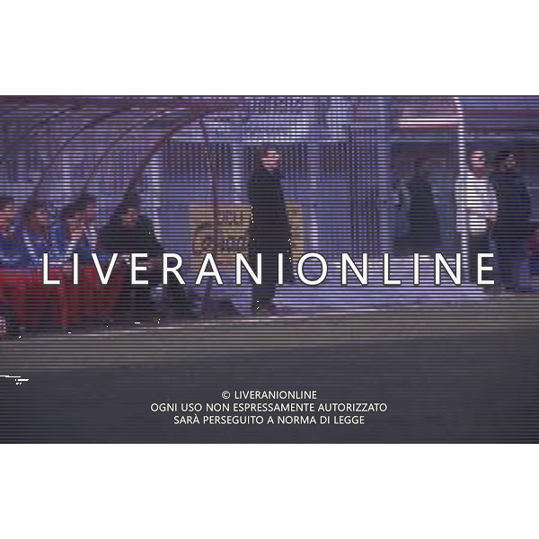 RETROSPETTIVA GIUSEPPE MATERAZZI ALLENATORE CALCIO NELLA FOTO GIUSEPPE MATERAZZI NELL\'ANNO 1992 AG ALDO LIVERANI SAS 