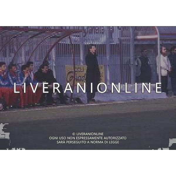 RETROSPETTIVA GIUSEPPE MATERAZZI ALLENATORE CALCIO NELLA FOTO GIUSEPPE MATERAZZI NELL\'ANNO 1992 AG ALDO LIVERANI SAS 
