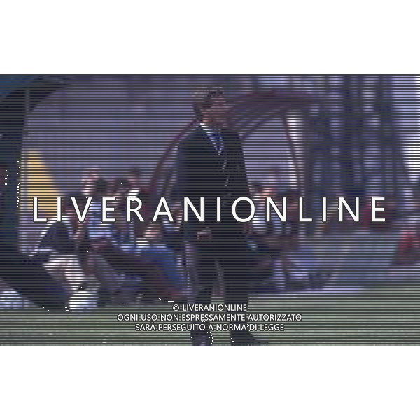 RETROSPETTIVA GIUSEPPE MATERAZZI ALLENATORE CALCIO NELLA FOTO GIUSEPPE MATERAZZI ALLENATORE DEL BARI CALCIO NELL\'ANNO 1994--1995 AG ALDO LIVERANI SAS 