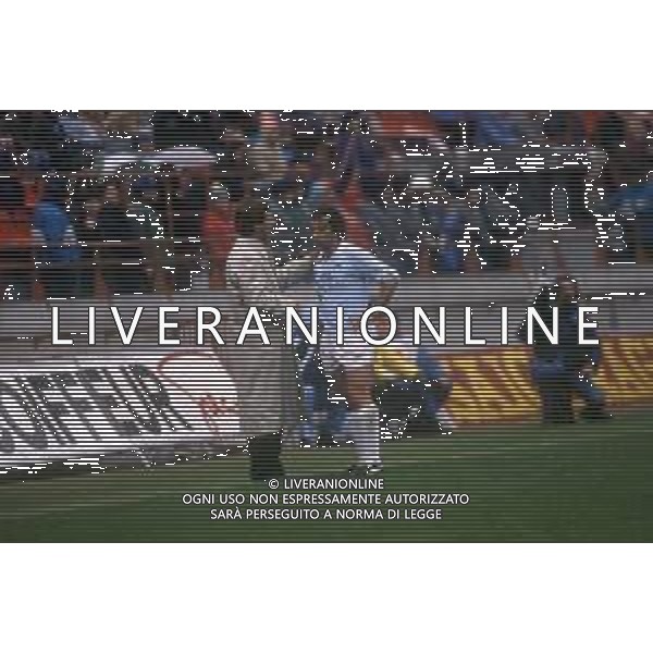 RETROSPETTIVA GIUSEPPE MATERAZZI ALLENATORE CALCIO NELLA FOTO GIUSEPPE MATERAZZI ALLENATORE DELLA LAZIO CALCIO CON ANDREA ICARDI AG ALDO LIVERANI SAS