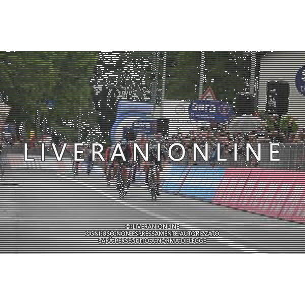 20-05-2023 Giro D\'italia; Tappa 14 Sierre - Cassano Magnago; 2023, Bora - Hansgrohe; 2023, Israel - Premier Tech; Denz, Nico; Gee, Derek; Cassano Magnago; ©SIROTTI