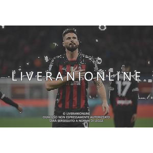 Olivier Giroud (Milan) esulta dopo il gol del 2 a 1 Milan vs Sampdoria Milano 20-05-2023 Stadio Giuseppe Meazza - San Siro Campionato Serie A TIM - 36a giornata foto Roberto Garavaglia/ag. Aldo Liverani sas/ AGENZIA ALDO LIVERANI SAS