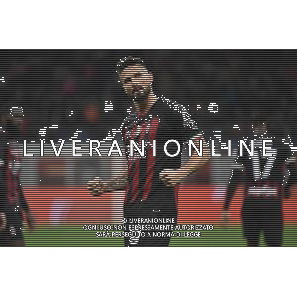 Olivier Giroud (Milan) esulta dopo il gol del 2 a 1 Milan vs Sampdoria Milano 20-05-2023 Stadio Giuseppe Meazza - San Siro Campionato Serie A TIM - 36a giornata foto Roberto Garavaglia/ag. Aldo Liverani sas/ AGENZIA ALDO LIVERANI SAS