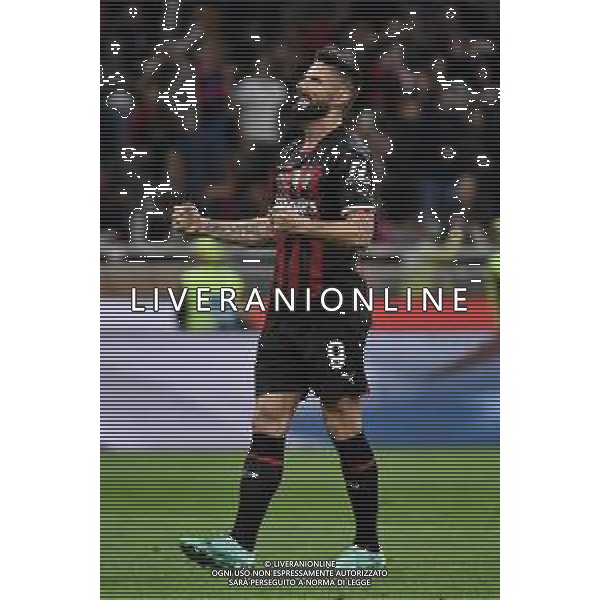 Olivier Giroud (Milan) esulta dopo il gol del 3 a 1 su rigore Milan vs Sampdoria Milano 20-05-2023 Stadio Giuseppe Meazza - San Siro Campionato Serie A TIM - 36a giornata foto Roberto Garavaglia/ag. Aldo Liverani sas/ AGENZIA ALDO LIVERANI SAS