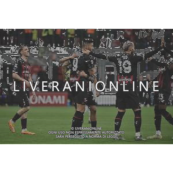esultanza Milan dopo il gol del 5 a 1 Olivier Giroud Milan vs Sampdoria Milano 20-05-2023 Stadio Giuseppe Meazza - San Siro Campionato Serie A TIM - 36a giornata foto Roberto Garavaglia/ag. Aldo Liverani sas/ AGENZIA ALDO LIVERANI SAS