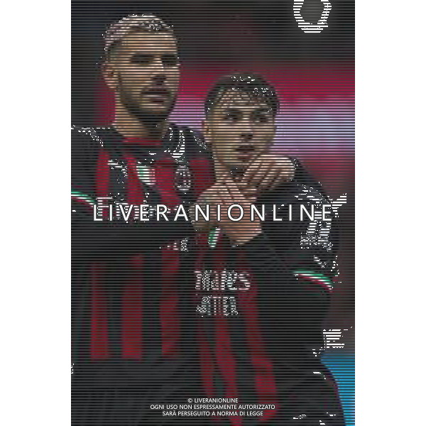 ESULTANZA DOPOGOL BRAHIM DIAZ CON THEO HERNANDEZ - MILAN vs SAMPDORIA Campionato Calcio Serie A TIM 20-05-2023 ©PAOLO GIAMPIETRI / AGENZIA ALDO LIVERANI SAS