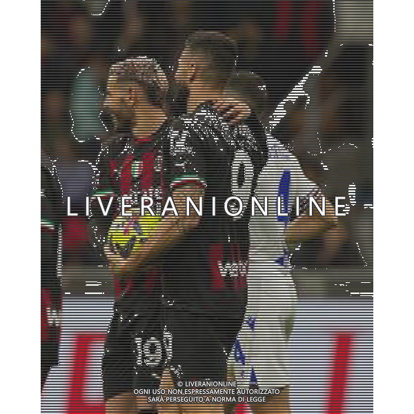 ESULTANZA DOPOGOL OLIVIER GIROUD CON THEO HERNANDEZ - MILAN vs SAMPDORIA Campionato Calcio Serie A TIM 20-05-2023 ©PAOLO GIAMPIETRI / AGENZIA ALDO LIVERANI SAS