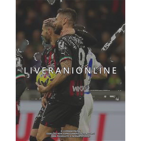 ESULTANZA DOPOGOL OLIVIER GIROUD CON THEO HERNANDEZ- MILAN vs SAMPDORIA Campionato Calcio Serie A TIM 20-05-2023 ©PAOLO GIAMPIETRI / AGENZIA ALDO LIVERANI SAS