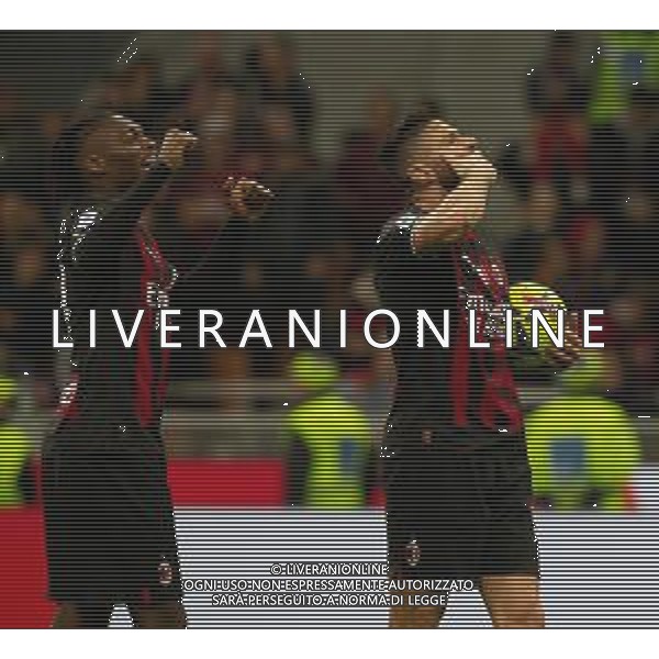 ESULTANZA DOPOGOL OLIVIER GIROUD CON RAFAEL LEAO - MILAN vs SAMPDORIA Campionato Calcio Serie A TIM 20-05-2023 ©PAOLO GIAMPIETRI / AGENZIA ALDO LIVERANI SAS