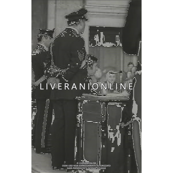 1973 GENOVA- PROCESSO LORENZO BOZANO PRESUNTO OMICIDA DI MILENA SUTTER NELLA FOTO IL PROCESSO A GENOVA A LORENZO BOZANO AG ALDO LIVERANI SAS