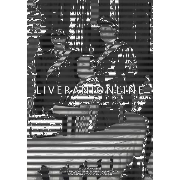 1973 GENOVA- PROCESSO LORENZO BOZANO PRESUNTO OMICIDA DI MILENA SUTTER NELLA FOTO IL PROCESSO A GENOVA A LORENZO BOZANO AG ALDO LIVERANI SAS