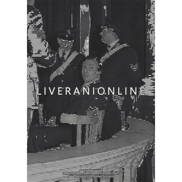 1973 GENOVA- PROCESSO LORENZO BOZANO PRESUNTO OMICIDA DI MILENA SUTTER NELLA FOTO IL PROCESSO A GENOVA A LORENZO BOZANO AG ALDO LIVERANI SAS
