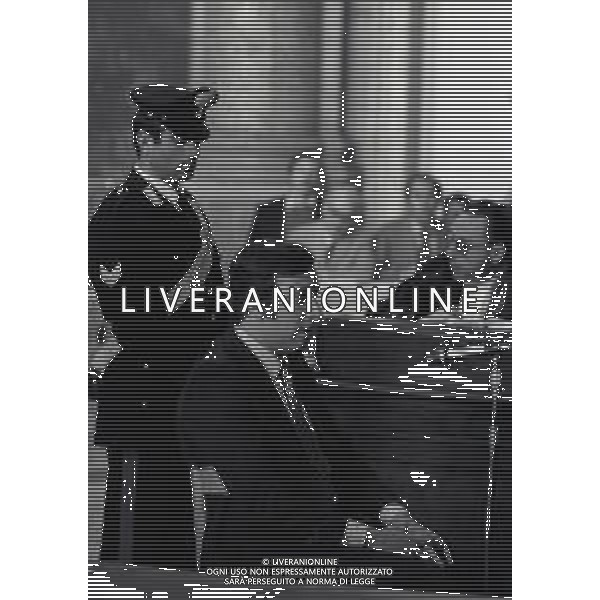 1973 GENOVA- PROCESSO LORENZO BOZANO PRESUNTO OMICIDA DI MILENA SUTTER NELLA FOTO IL PROCESSO A GENOVA A LORENZO BOZANO AG ALDO LIVERANI SAS
