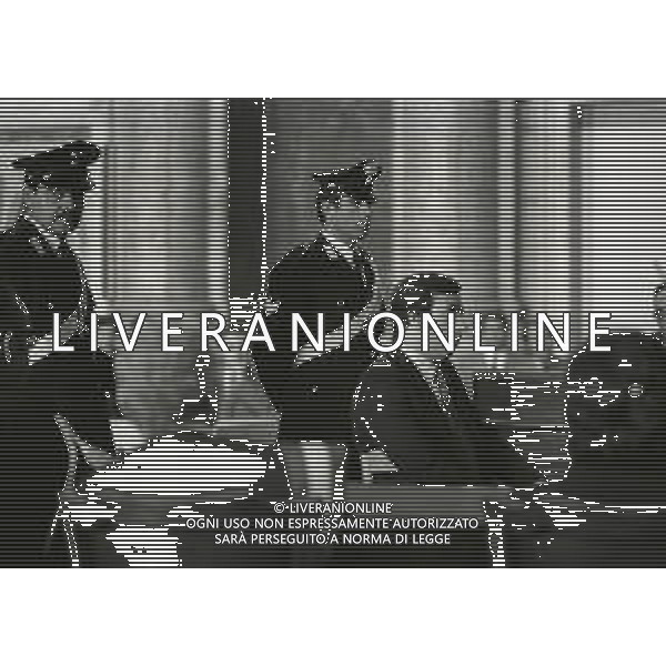 1973 GENOVA- PROCESSO LORENZO BOZANO PRESUNTO OMICIDA DI MILENA SUTTER NELLA FOTO IL PROCESSO A GENOVA A LORENZO BOZANO AG ALDO LIVERANI SAS