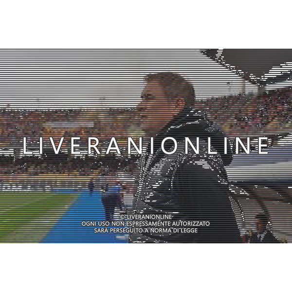 Coach Leonardo Semplici (Spezia Calcio) during the Italian soccer Serie A match US Lecce vs Spezia Calcio on May 21, 2023 at Via del Mare Stadium in Lecce, Italy. Photo by Emmanuele Mastrodonato/ag. Aldo Liverani sas / AGENZIA ALDO LIVERANI SAS