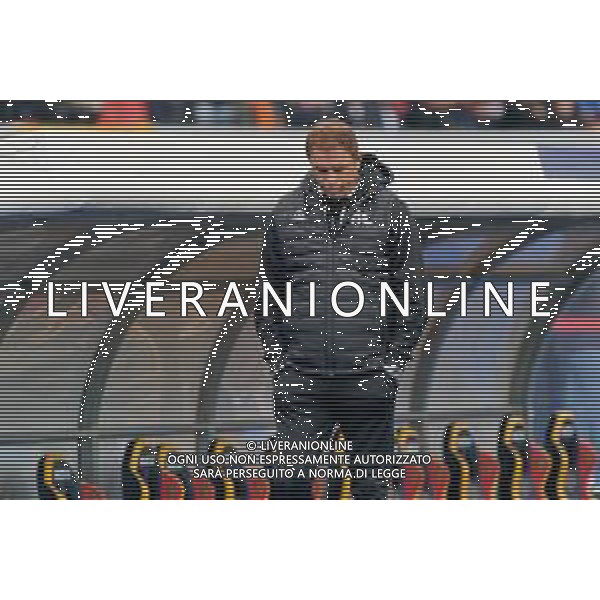 Coach Leonardo Semplici (Spezia Calcio) during the Italian soccer Serie A match US Lecce vs Spezia Calcio on May 21, 2023 at Via del Mare Stadium in Lecce, Italy. Photo by Emmanuele Mastrodonato/ag. Aldo Liverani sas / AGENZIA ALDO LIVERANI SAS